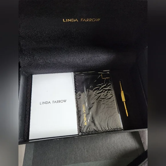 Linda Farrow Luxe Fontaine Cat Eye Sunglasses - Picture 6 of 11